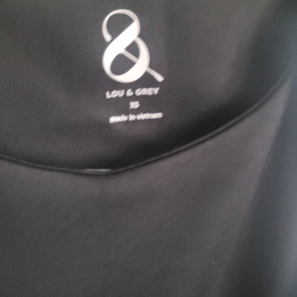 NWT LOU & GREY  Wanderweave Mixed Media Midi Pocket Dress Size XS - Picture 4 of 7